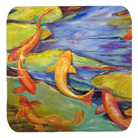 Koi Foam Coasters, Set Of 4