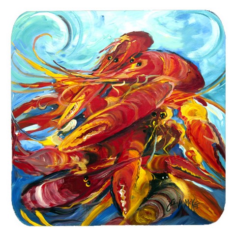 Crawfish Foam Coasters- Set Of 4
