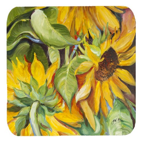 Sunflowers Foam Coasters- Set Of 4