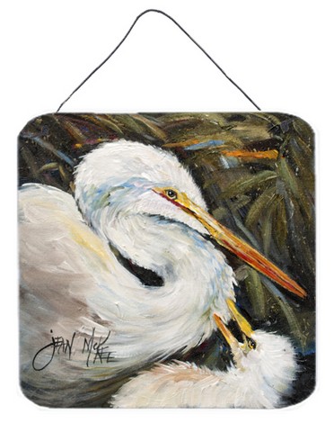 White Egret Wall and Door Hanging Prints