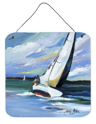 Two And A Sailboat Wall and Door Hanging Prints