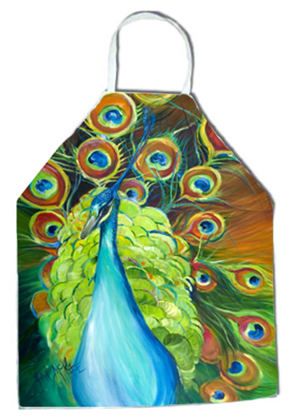 Picture of Carolines Treasures JMK1150APRON Bling Peacock Apron