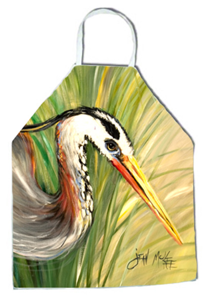 Picture of Carolines Treasures JMK1285APRON Blue Heron Apron