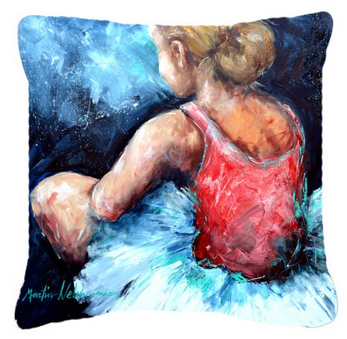 Ballet Star Struck Canvas Fabric Decorative Pillow