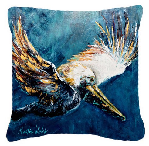 Pelican Go For It Canvas Fabric Decorative Pillow
