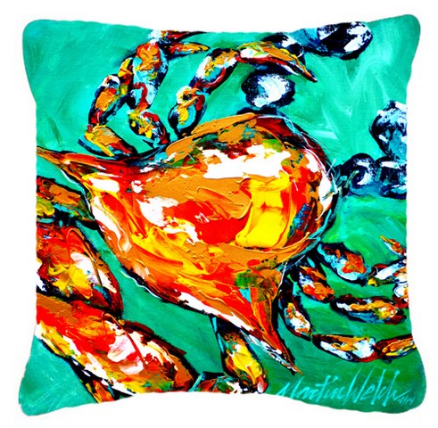 Crab Canvas Fabric Decorative Pillow