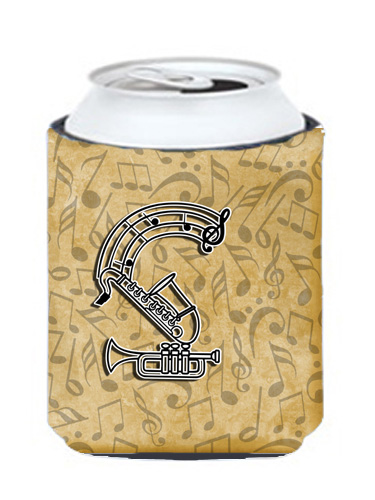 Letter S Musical Instrument Alphabet Can & Bottle Hugger