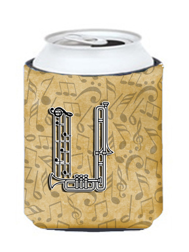 CJ2004-UCC Letter U Musical Instrument Alphabet Can & Bottle Hugger