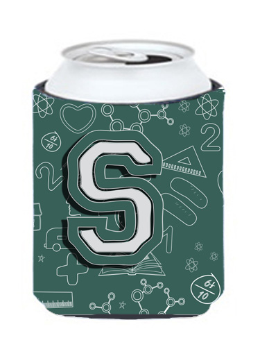 CJ2010-SCC Letter S Back To School Initial Can & Bottle Hugger