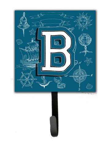 CJ2014-BSH4 Letter B Sea Doodles Initial Alphabet Leash & Key Holder