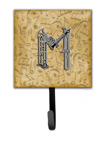 CJ2004-MSH4 Letter M Musical Instrument Alphabet Leash & Key Holder