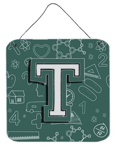 Letter T Back To School Initial Wall and Door Hanging Prints