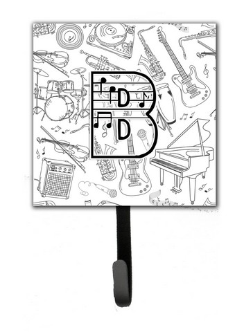 Letter B Musical Note Letters Leash & Key Holder