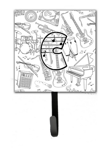 Letter C Musical Note Letters Leash & Key Holder