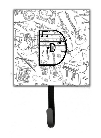 Letter D Musical Note Letters Leash & Key Holder