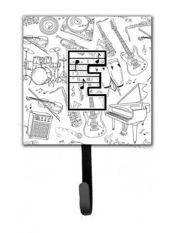 CJ2007-ESH4 Letter E Musical Note Letters Leash & Key Holder