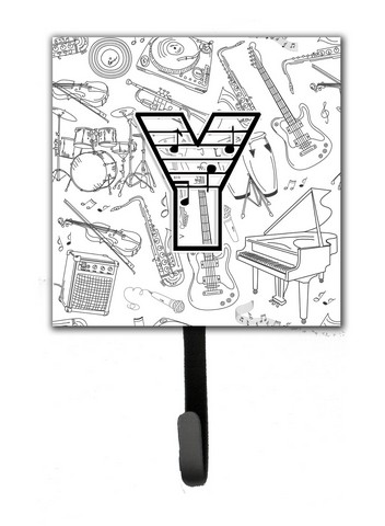 CJ2007-YSH4 Letter Y Musical Note Letters Leash & Key Holder