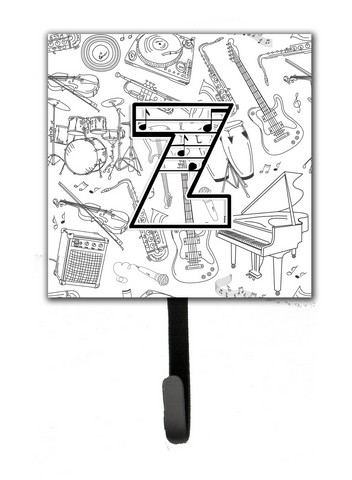 Letter Z Musical Note Letters Leash & Key Holder