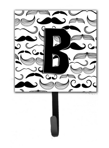 CJ2009-BSH4 Letter B Moustache Initial Leash & Key Holder