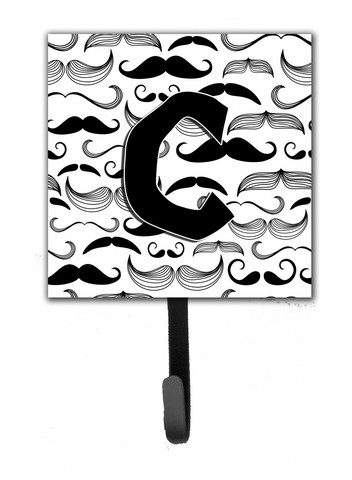 CJ2009-CSH4 Letter C Moustache Initial Leash & Key Holder