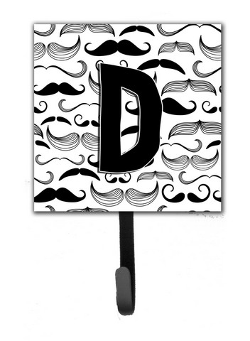 CJ2009-DSH4 Letter D Moustache Initial Leash & Key Holder