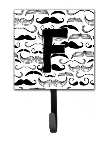 CJ2009-FSH4 Letter F Moustache Initial Leash & Key Holder
