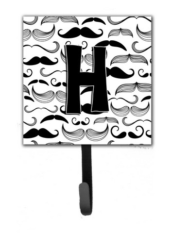 CJ2009-HSH4 Letter H Moustache Initial Leash & Key Holder