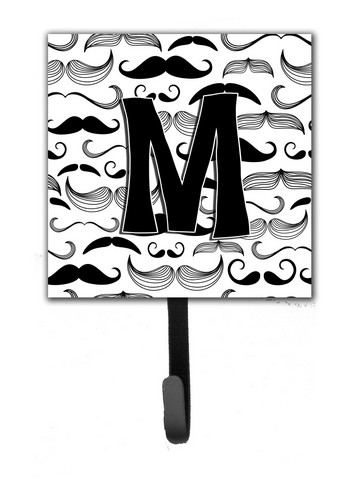 CJ2009-MSH4 Letter M Moustache Initial Leash & Key Holder