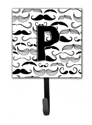 CJ2009-PSH4 Letter P Moustache Initial Leash & Key Holder