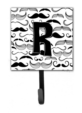 CJ2009-RSH4 Letter R Moustache Initial Leash & Key Holder