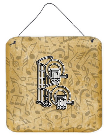 Picture of Carolines Treasures CJ2004-BDS66 Letter B Musical Instrument Alphabet Wall and Door Hanging Prints