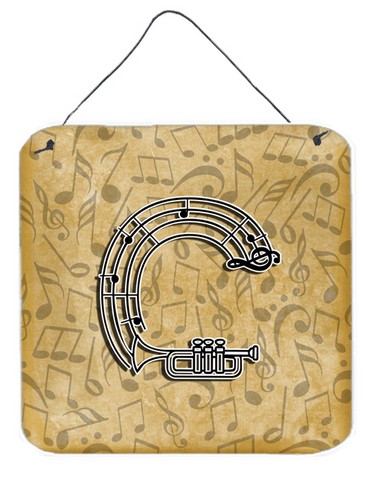 Letter C Musical Instrument Alphabet Wall and Door Hanging Prints