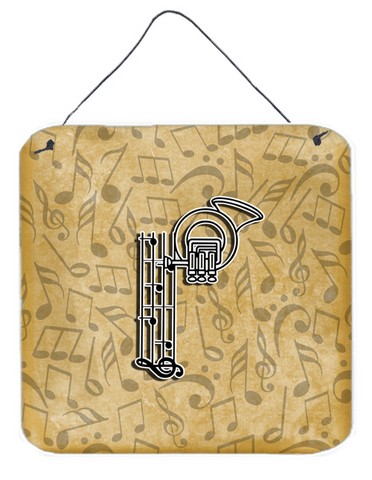 Letter P Musical Instrument Alphabet Wall and Door Hanging Prints