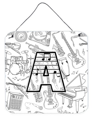 CJ2007-ADS66 Letter A Musical Note Letters Wall and Door Hanging Prints