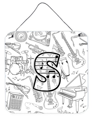 CJ2007-SDS66 Letter S Musical Note Letters Wall and Door Hanging Prints