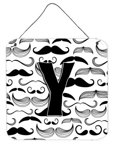 CJ2009-YDS66 Letter Y Moustache Initial Wall and Door Hanging Prints