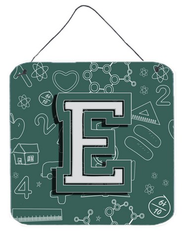 CJ2010-EDS66 Letter E Back To School Initial Wall and Door Hanging Prints