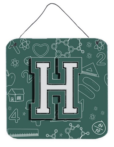 CJ2010-HDS66 Letter H Back To School Initial Wall and Door Hanging Prints