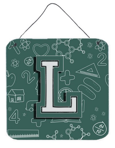 CJ2010-LDS66 Letter L Back To School Initial Wall and Door Hanging Prints