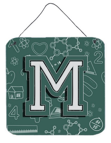 CJ2010-MDS66 Letter M Back To School Initial Wall and Door Hanging Prints