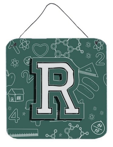 CJ2010-RDS66 Letter R Back To School Initial Wall and Door Hanging Prints