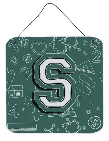 CJ2010-SDS66 Letter S Back To School Initial Wall and Door Hanging Prints