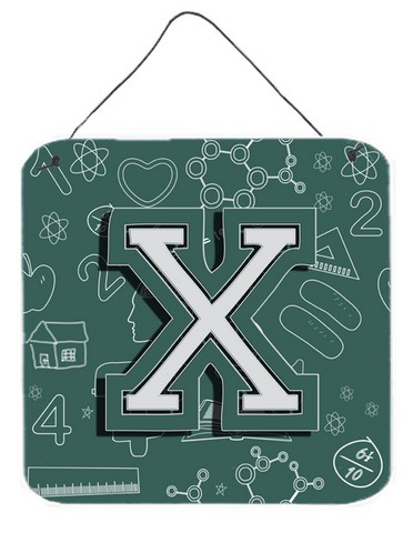 CJ2010-XDS66 Letter X Back To School Initial Wall and Door Hanging Prints