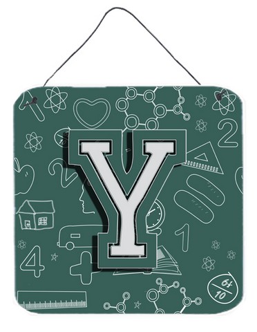 CJ2010-YDS66 Letter Y Back To School Initial Wall and Door Hanging Prints