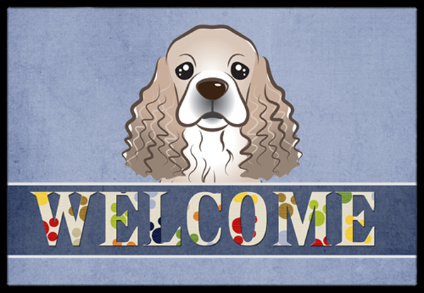 Cocker Spaniel Welcome Indoor & Outdoor Mat, 24 x 36 in.