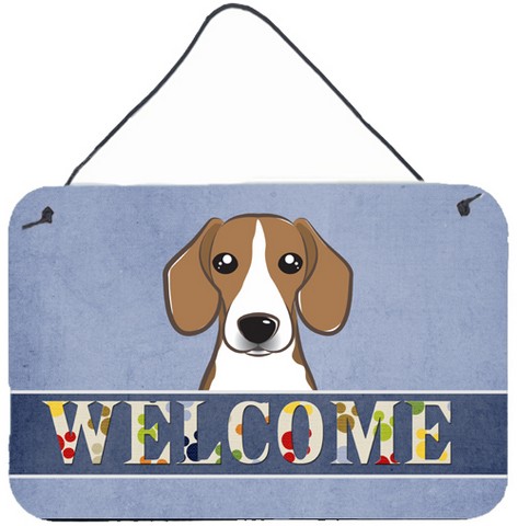 Beagle Welcome Wall and Door Hanging Prints