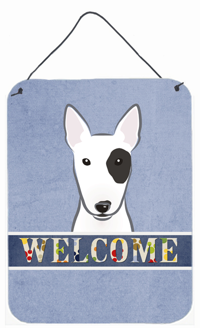 Bull Terrier Welcome Wall and Door Hanging Prints