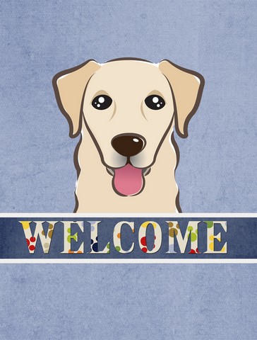 BB1438GF Golden Retriever Welcome Flag Garden Size