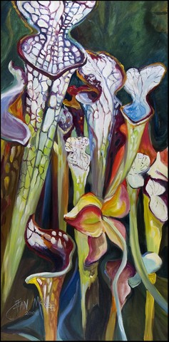 Pitcher Plant Indoor & Outdoor Runner Mat- 58 x 28 in.