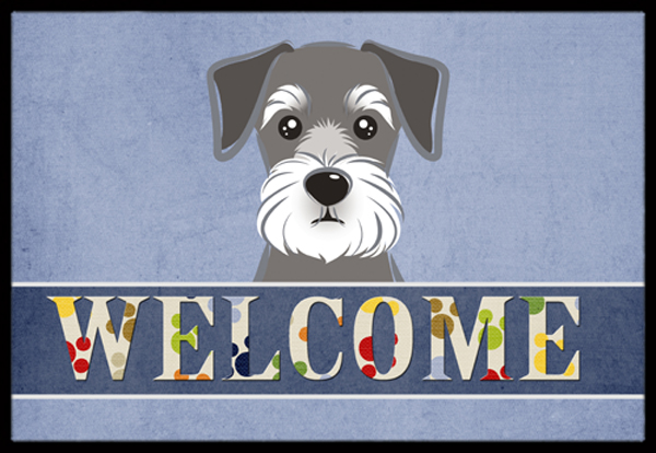 Schnauzer Welcome Indoor & Outdoor Mat, 24 x 36 in.